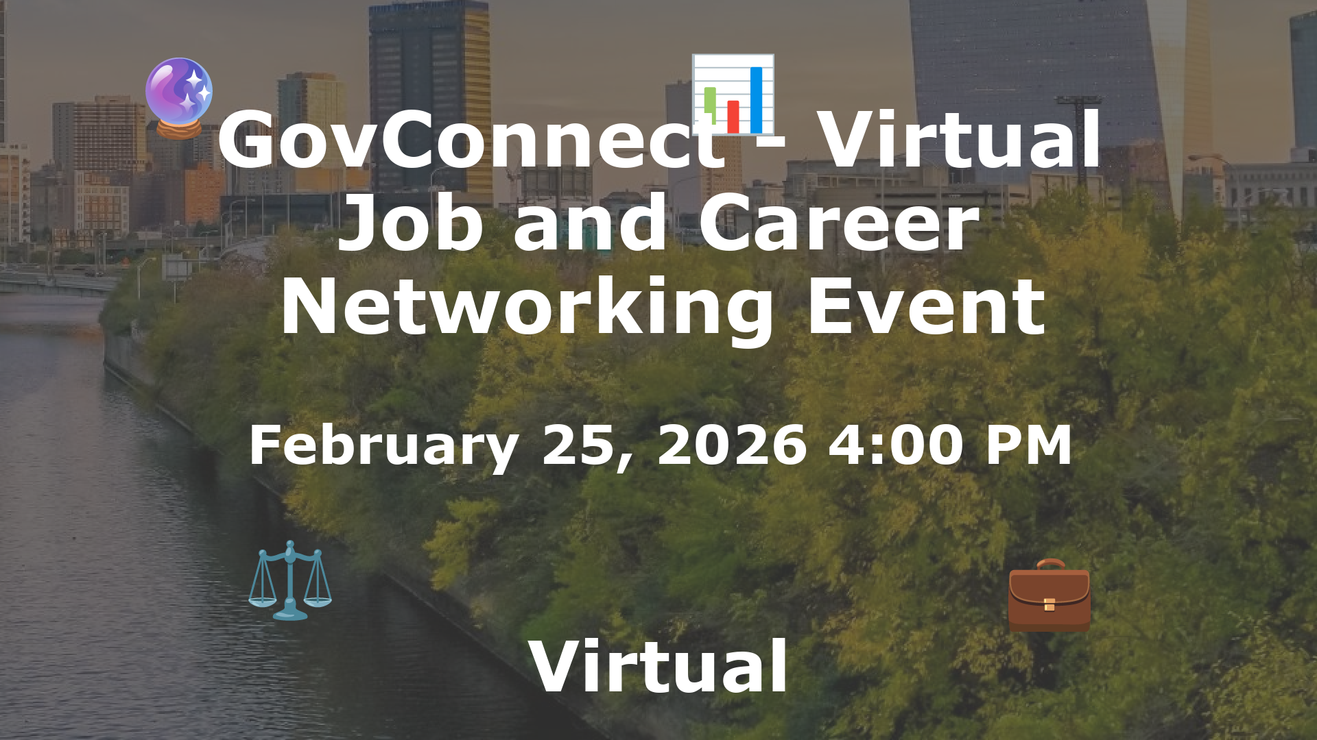 GovConnect - Virtual Job and Career Networking Event event image